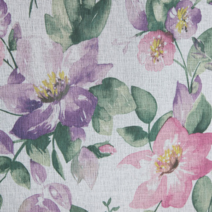 Zasłona 135 x 250 Dekoracyjna Gotowa Iris Bia+Róż