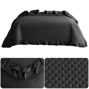 Quilted Bedspread 170 x 210 with Ruffle Rosella 02