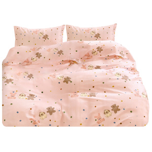 Bedding 160 x 200 3 pcs Cotton Satin No. A1853