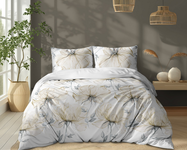 Bedding 160 x 200 3pc Vicenza Cotton pattern 5770B
