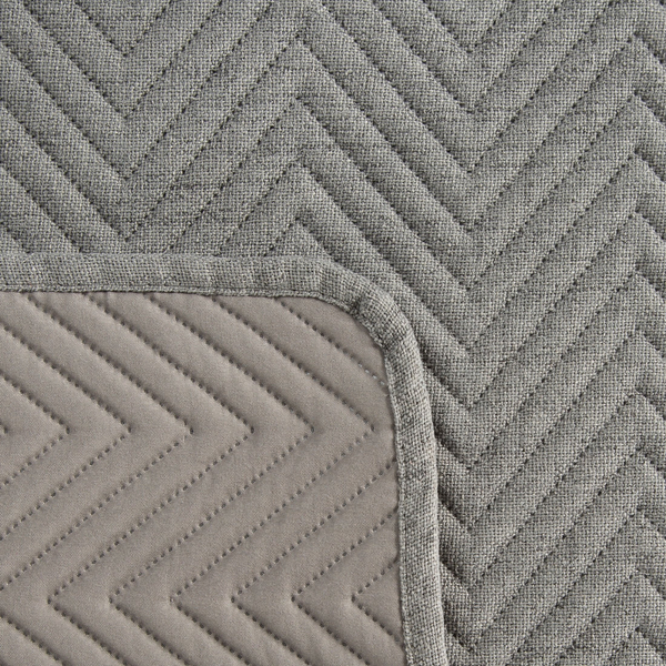 Narzuta 220 x 240 Pikowana Len3 Grafit