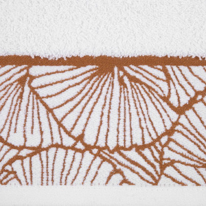 Towel 50 x 90 Jacquard Cotton Luna3 White