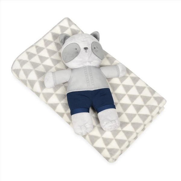 75 x 100 Baby David Blanket + Panda Mascot 