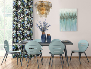 Zasłona 140 x 250 Dekoracyjna Welwet Maja Niebies