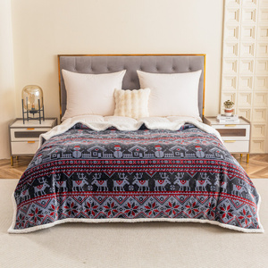 Koc 160 x 200 Mikrofibra Świąteczna Hayat 102