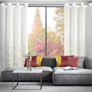 Firana 140 x 250 Dekoracyjna Przelotki MARTA B+Zł