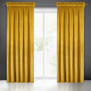 Curtain 140 x 270 Decorative Velvet Melanie Mustt