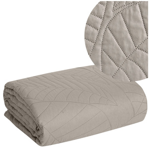 Quilted Decorative Bedspread 170 x 210 Boni6 Silver