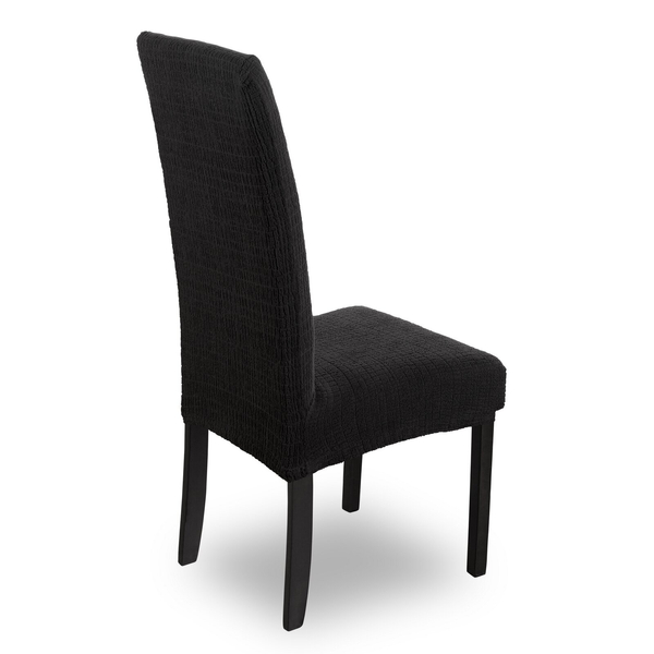 Velvet Chair Cover 35x55x30 Pokr05 Black