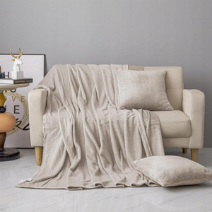 Blanket 200 x 220 Microfiber Solo Beige