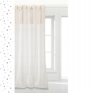 Curtain 140 x 250 Decorative Velvet Nord White