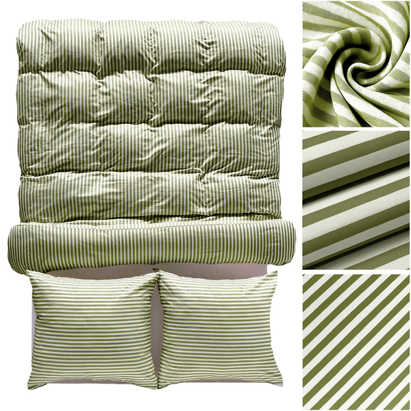 Pościel 220 x 200 3cz Mikrofibra w Pasy Eusebia Home 15