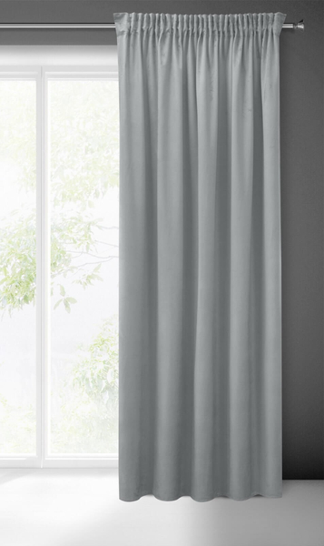 Zasłona 140 x 270 Dekoracyjna Pierre Cardin Sibel Szary