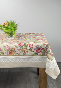 Tablecloth 140 x 180 Decorative Tapestry 1175 Olive