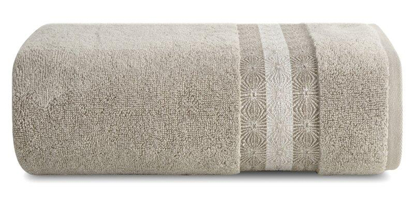 70 x 140 Bath Towel Cotton Malika 02 Beige