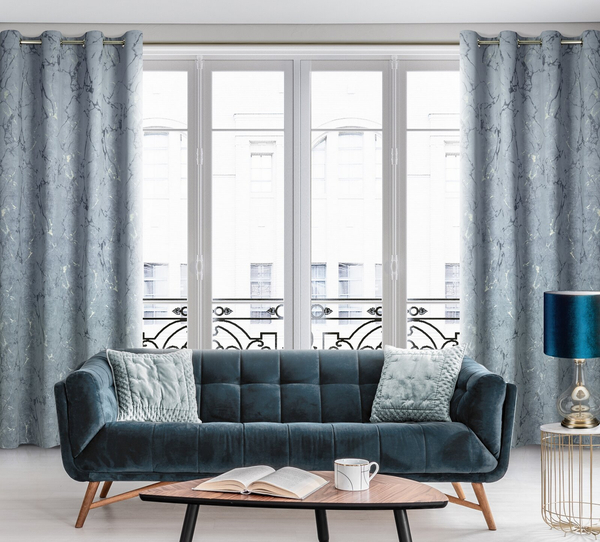 Zasłona Velvet Wera 140 x 250 Przelotka Grafitowy