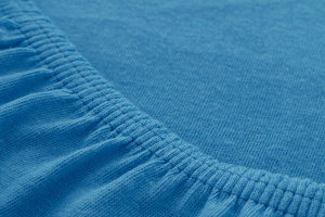 Jersey sheet with elastic 017_D Cornflower 160x200
