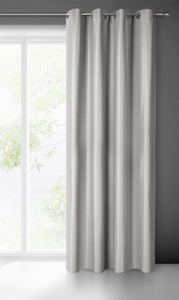 Curtain 140 x 250 Ready Decorative Aggie Silver
