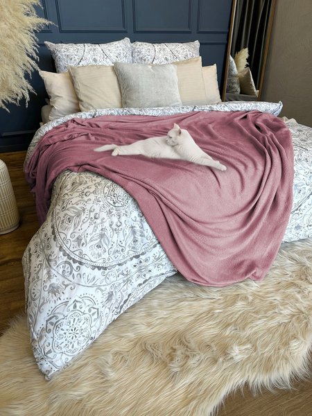 Koc 200 x 220 Mikrofibra Jednolita Juana 10