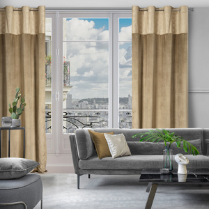 Curtain 140 x 250 Decorative Drawstring Agnes Beige