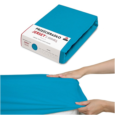 Prześcieradło 140 x 200 Jersey z Gumką Gaja 12