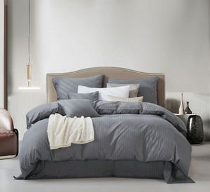 Bedding 140 x 200 2pc Cotton Adamashe Graphite