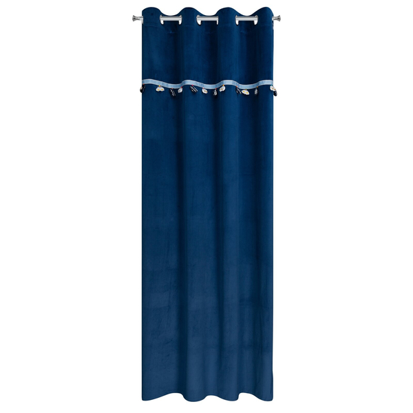 Zasłona 140 x 250 Dziecięca Przelotki Car1 Granat