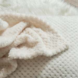 Blanket 70 x 150 Microfiber Jacquard Monte Cream