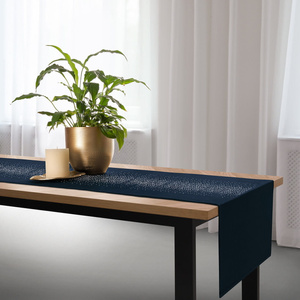 Bieżnik 60 x 120 Dekoracyjny Velvet Shiny Granat