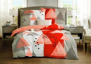 Bedding 160 x 200 3pcs Cotton Satin Elway 5053
