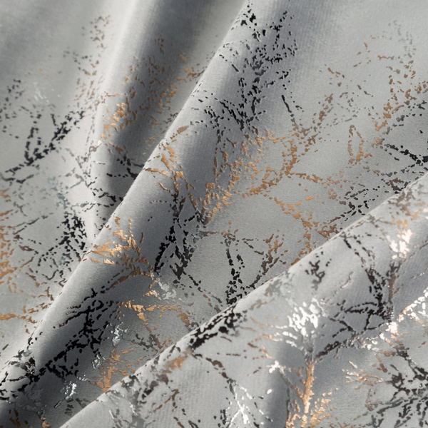 Zasłona 140 x 250 Welwet Przelotki Tori Srebrny