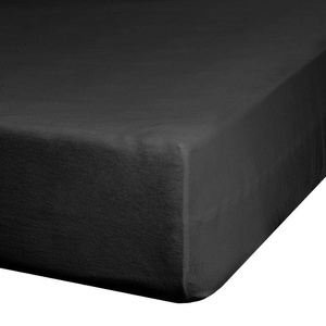 Bed sheet 220 x 210 Makosatin Nova Black