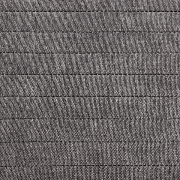 Narzuta 220 x 240 Pikowana Pasy Glori Stal