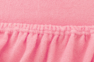 Terry Bed Sheet with Eraser 012_D Light Pink 180x200