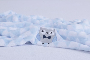 Blanket 75 x 100 Microfiber with Embroidered Ricco RI2A