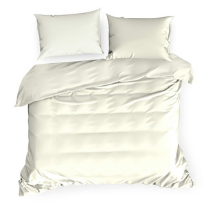 Bedding 160 x 200 3pc Satin Nova3 Cream