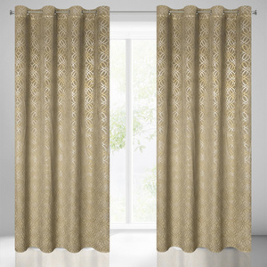 Curtain 140 x 250 Decorative Velvet Areta Beige