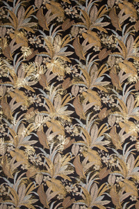 Curtain 140 x 250 Decorative Adel Black+Gold