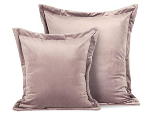 Velvet pillowcase Ria 45 x 45 Powder Pink
