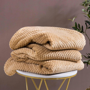 Blanket 70 x 150 Microfiber Jacquard Monte Beige