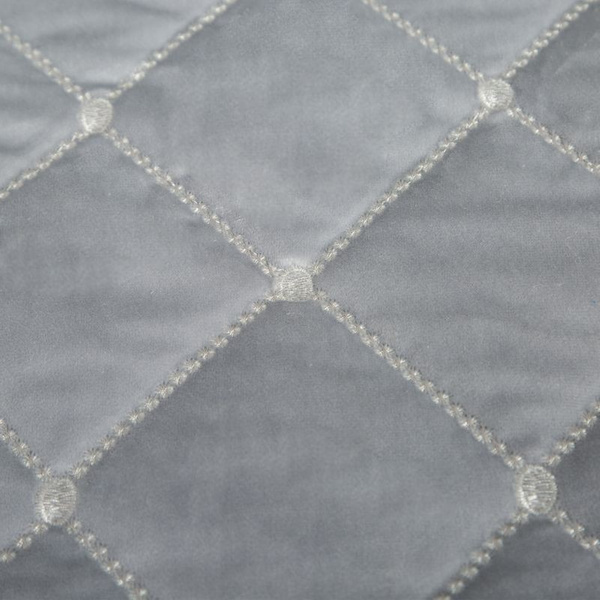 Narzuta 220 x 240 Dekoracyjna Welurowa Amareta Srebrna