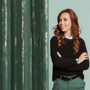 Zasłona 140 x 250 Dekoracyjna Przelotki LIBI Zi+Sz