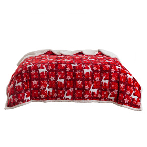 Koc 160 x 200 Mikrofibra Świąteczna Hayat 106