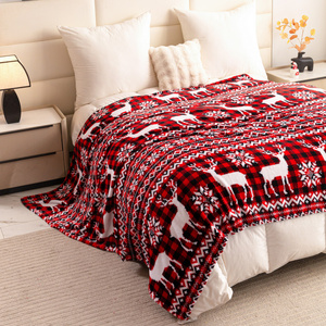 Koc 160 x 200 Mikrofibra Świąteczna Donato 11