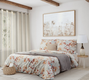 170 x 210 Quilted Velvet Luiz5 Beige Bedspread