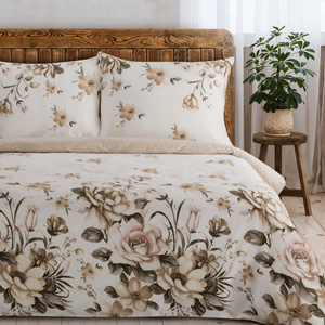 Pościel 220 x 200 3cz Satyna Bawełniana Spring 41