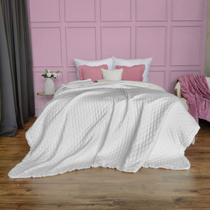 Narzuta 220 x 240 Pikowana Z Falbaną Celia 01