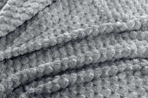 Blanket 200 x 220 Microfiber Embossed Plush Ala 3D Slices 08