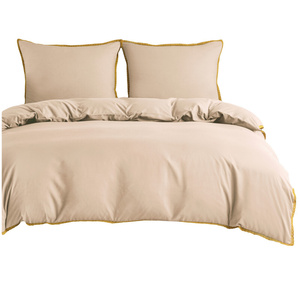 Bedding 160 x 200 3 pcs Smooth with Lace Brandon 09