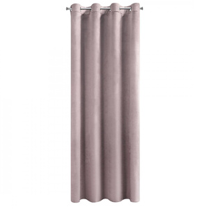 Curtain 140 x 250 Decorative Velvet Rosa Powder